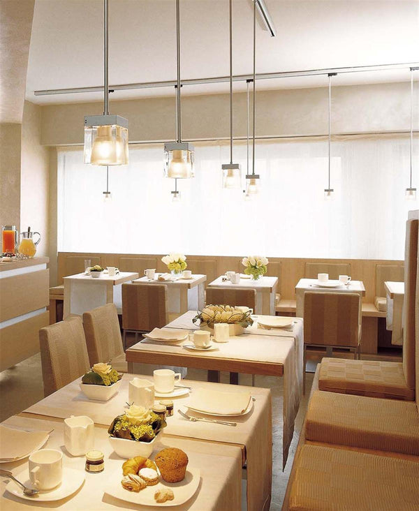 Cubetto Şeffaf Kristal Cam Sarkıt