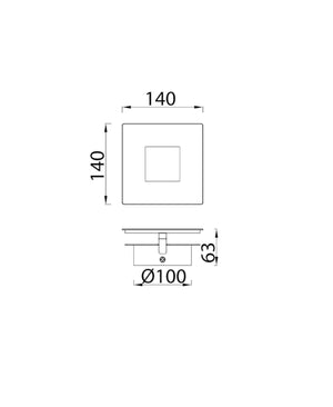 DALIA 14 CM KAHVERENGİ-ALTIN APLİK