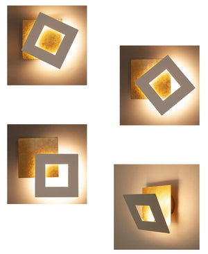 DALIA 14 CM KAHVERENGİ-ALTIN APLİK