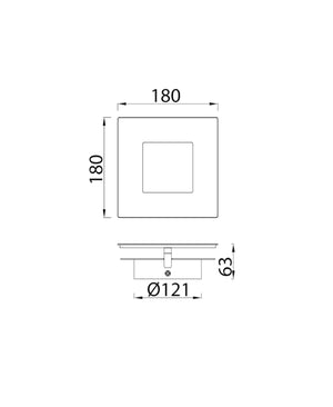 DALIA 18 CM KAHVERENGİ-ALTIN APLİK
