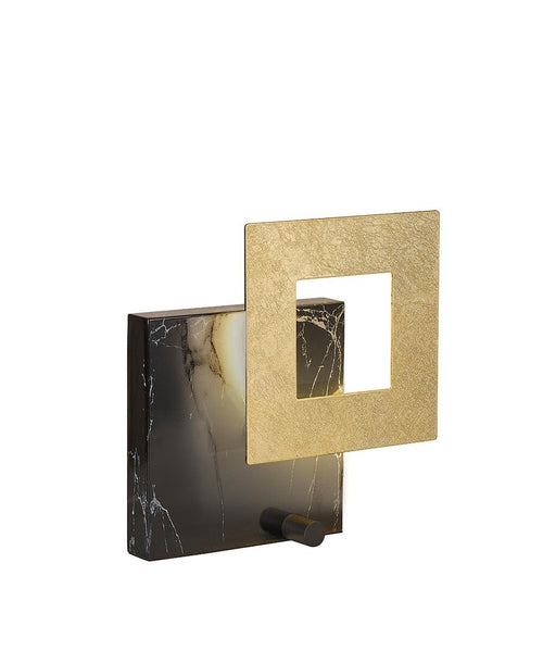 DALIA SİYAH MERMER GÖRÜNÜMLÜ METAL MASA LAMBASI