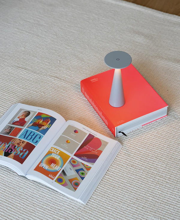 Damina Şarjlı Masa Lambası - Açık Gri