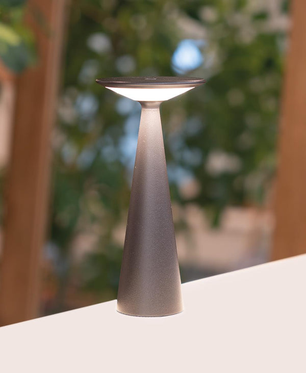 Damina Şarjlı Masa Lambası - Siyah