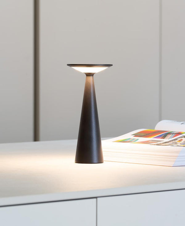 Damina Şarjlı Masa Lambası - Siyah