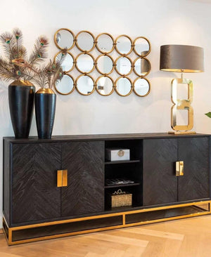 Danito Büyük Boy Siyah Vazo