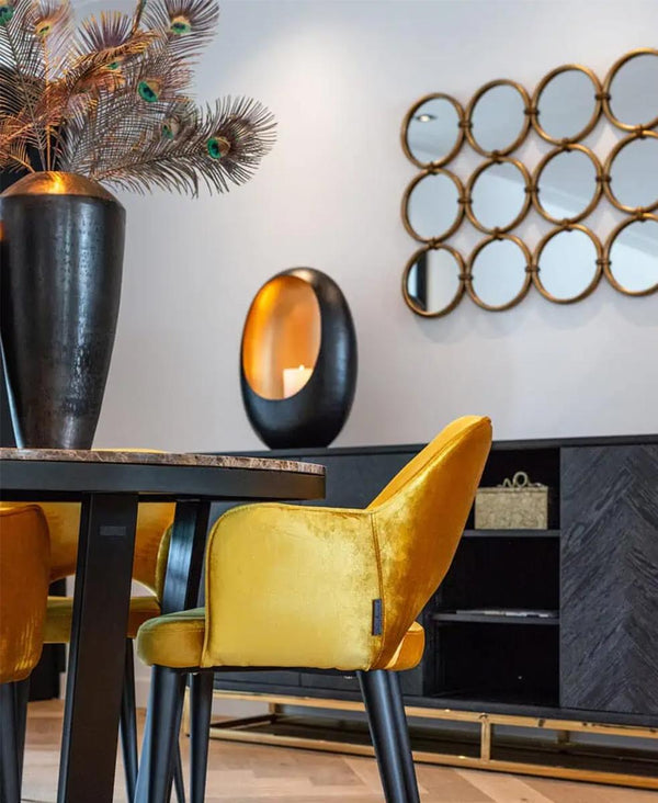 Danito Büyük Boy Siyah Vazo