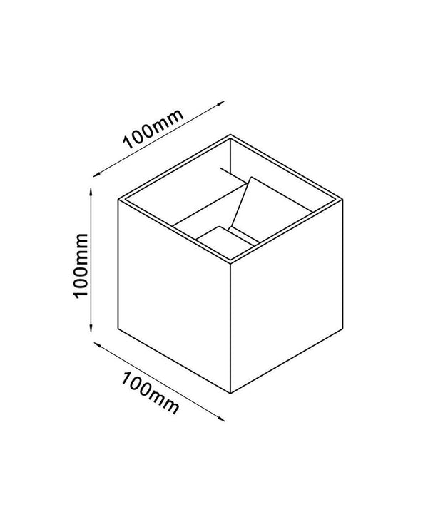 DAVOS 10x10 SİYAH APLİK