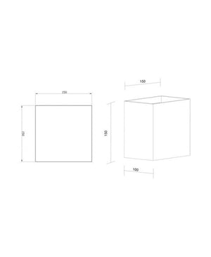 DAVOS 15x15 KAHVERENGİ APLİK