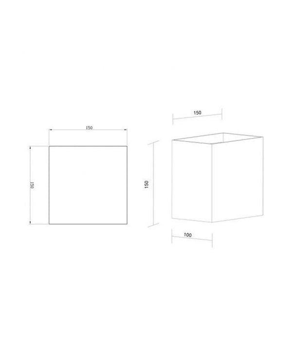 DAVOS 15x15 KAHVERENGİ APLİK