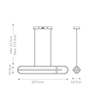 Demark Long Pendant Light