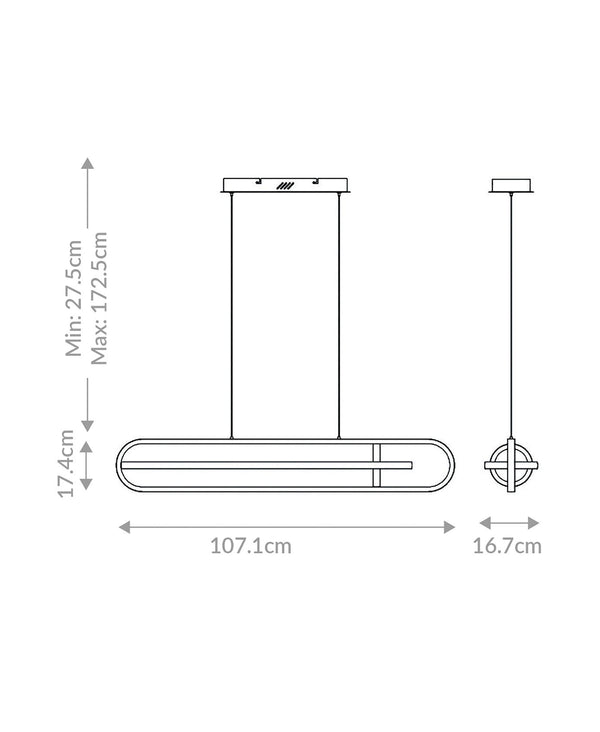 Demark Long Pendant Light