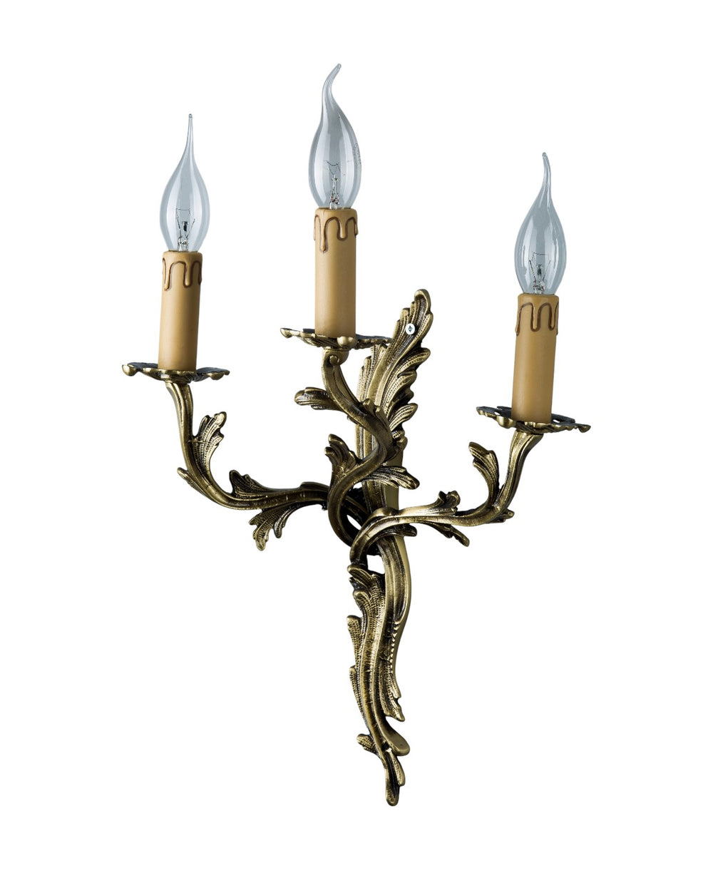 Desir 3 Kollu Eskitme Pirinç Aplik