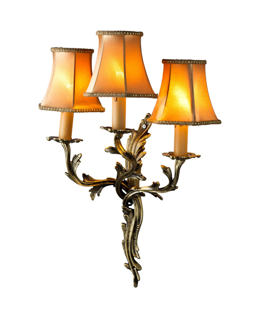 Desir 3 Kollu Şapkalı Eskitme Pirinç Aplik