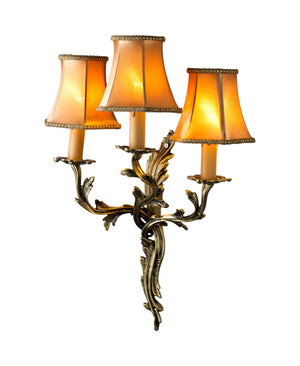 Desir 3 Kollu Şapkalı Eskitme Pirinç Aplik