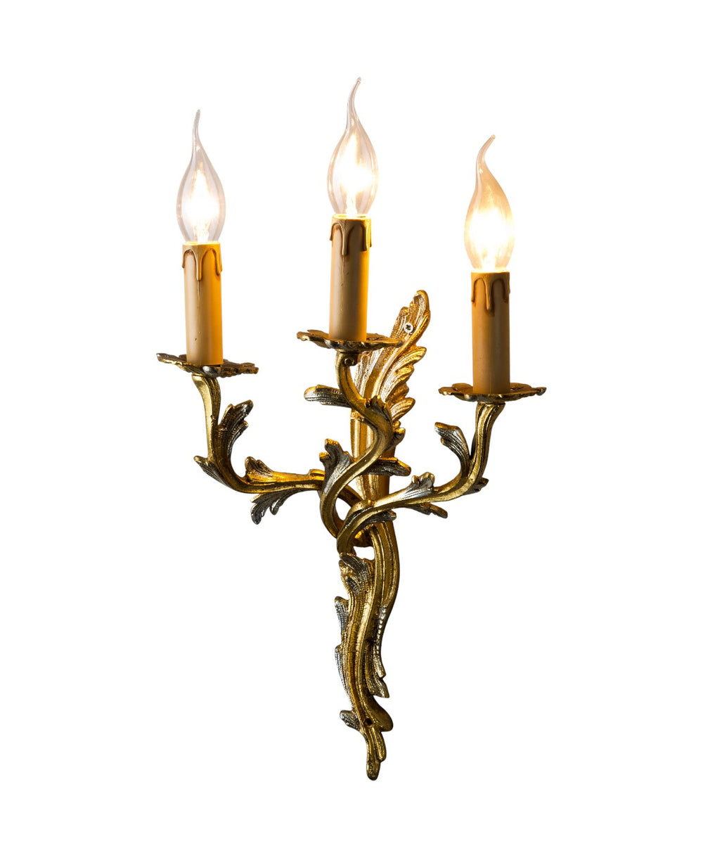 Desir 3 Kollu Altın/Gümüş Varak Aplik