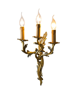 Desir 3 Kollu Altın/Gümüş Varak Aplik