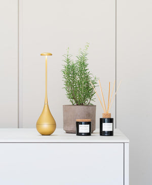 Dondolina Şarjlı Masa Lambası - Altın