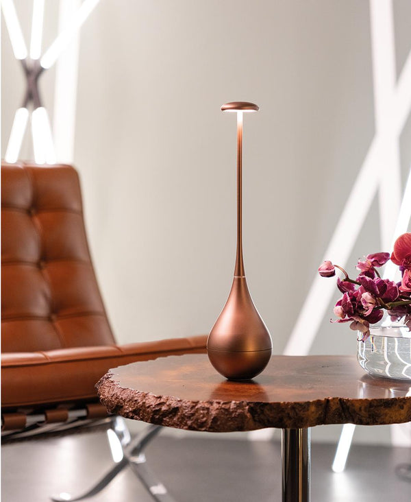 Dondolina Şarjlı Masa Lambası - Bronz