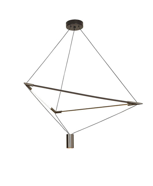 ELECTRA BÜYÜK BOY SİYAH KROM SARKIT