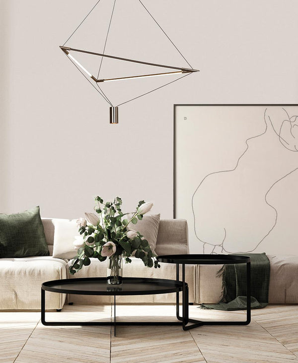 ELECTRA BÜYÜK BOY SİYAH KROM SARKIT