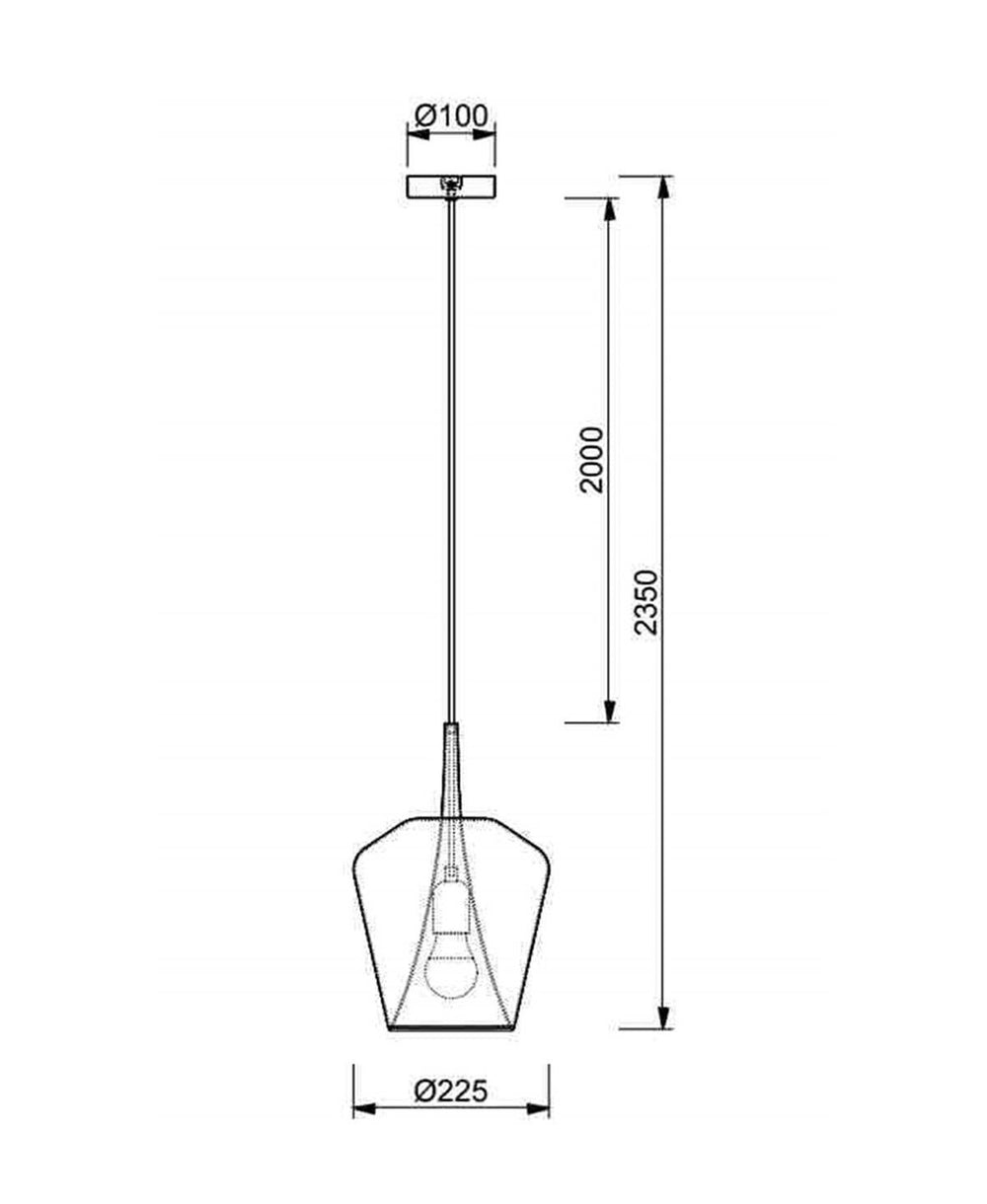 ELSA BRONZ RENK CAM SARKIT