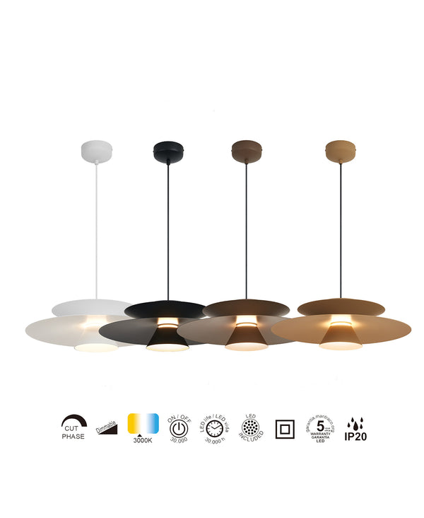Estrella Matte Khaki Pendant