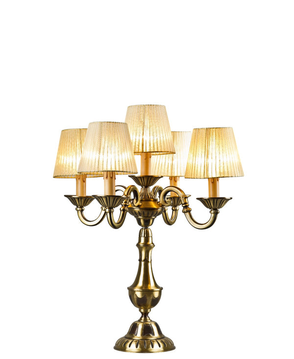 Evoque 5 Kollu Eski̇tme Pi̇ri̇nç Abajur