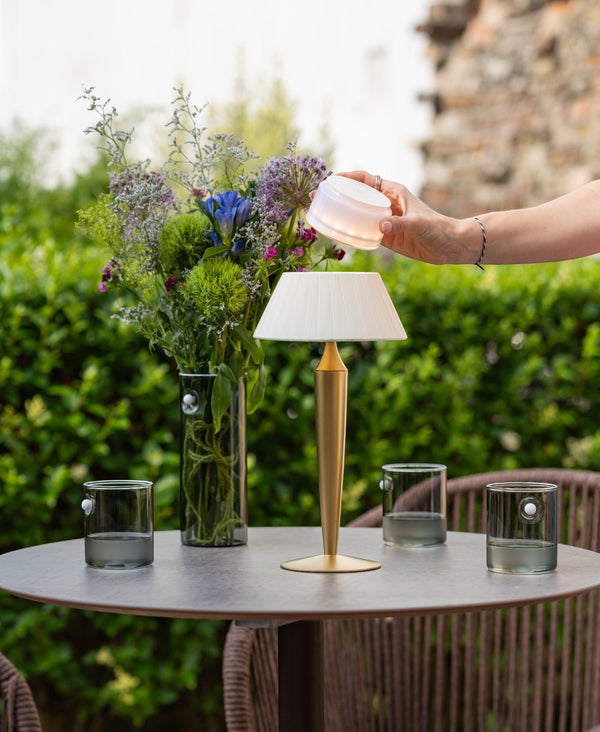 Carolina Rechargeable Table Lamp - Bronze