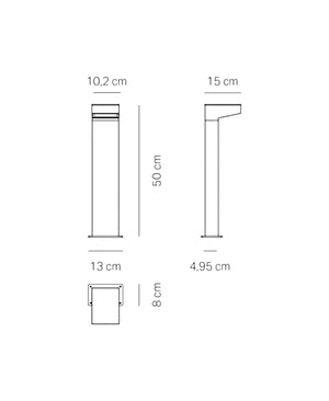Forward 50 cm Kahverengi Yer Aydınlatması