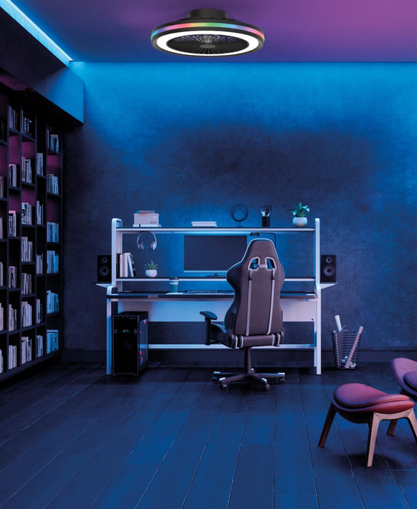 Gamer Si̇yah Rgb Vanti̇latör