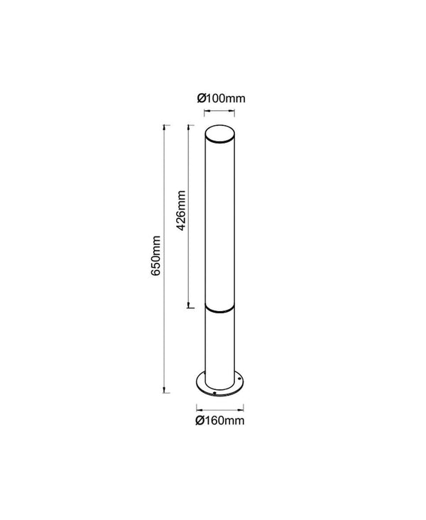 Gant 65 cm Dış Mekan Yer Aydınlatması