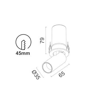 Garda Mini Siyah Spot