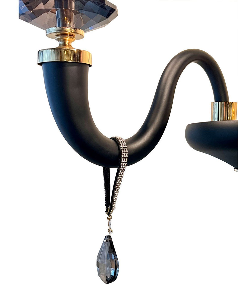 GAUGUIN SİYAH KRİSTAL APLİK