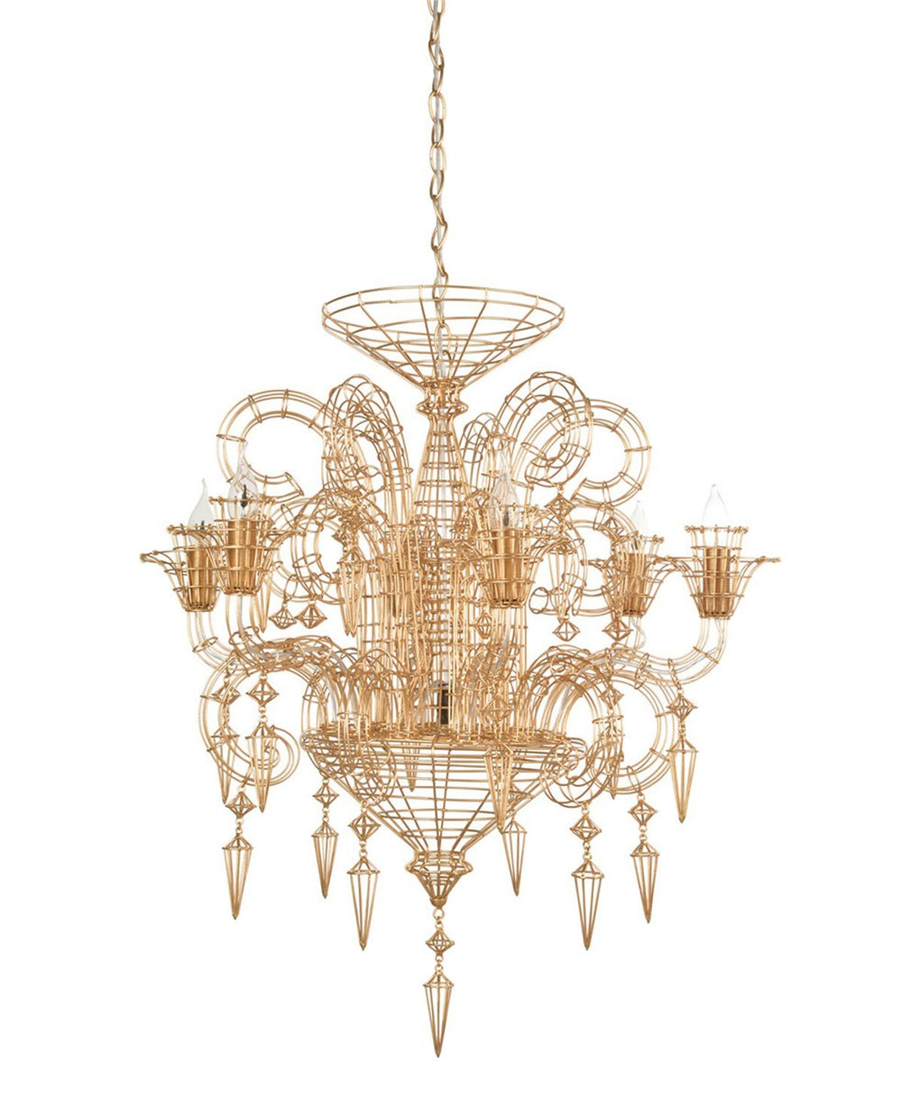 GLORIA ALTIN 6 KOLLU AVİZE