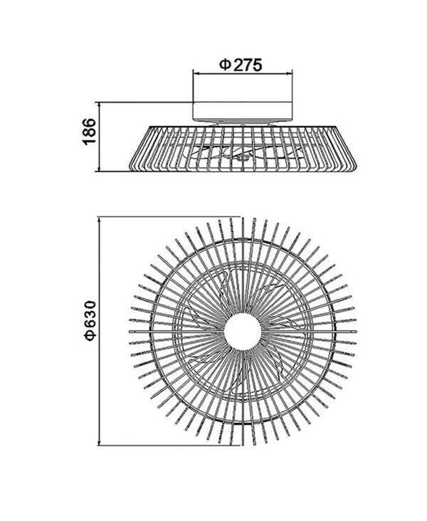 Himalaya Ahşap Vanti̇latör / Fan