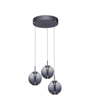 Pure E-Infinity Round Mystic Grey Pendant
