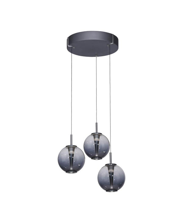 Pure E-Infinity Round Mystic Grey Pendant