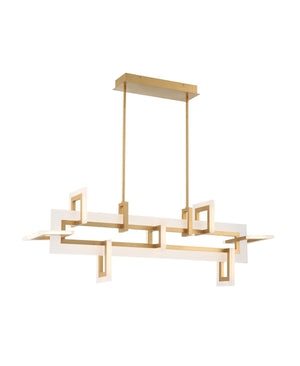 Inizio Matte Gold Chandelier