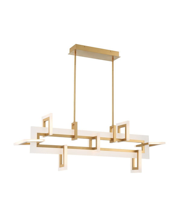 Inizio Matte Gold Chandelier