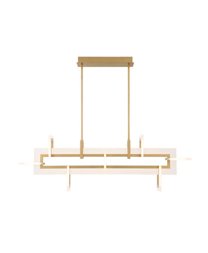 Inizio Matte Gold Chandelier
