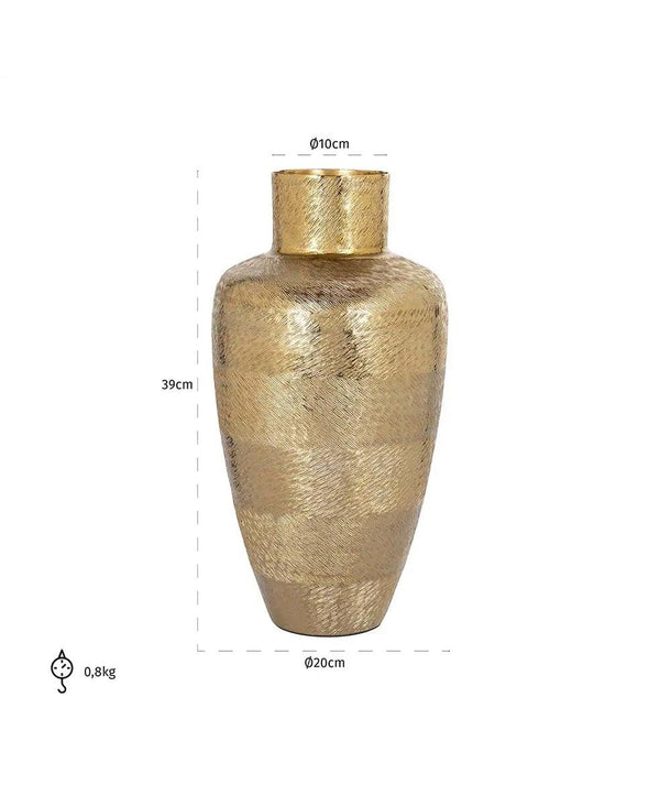 Joah Altın Rengi Büyük Boy Vazo