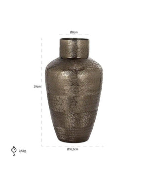 Joah Fume Rengi Küçük Boy Vazo