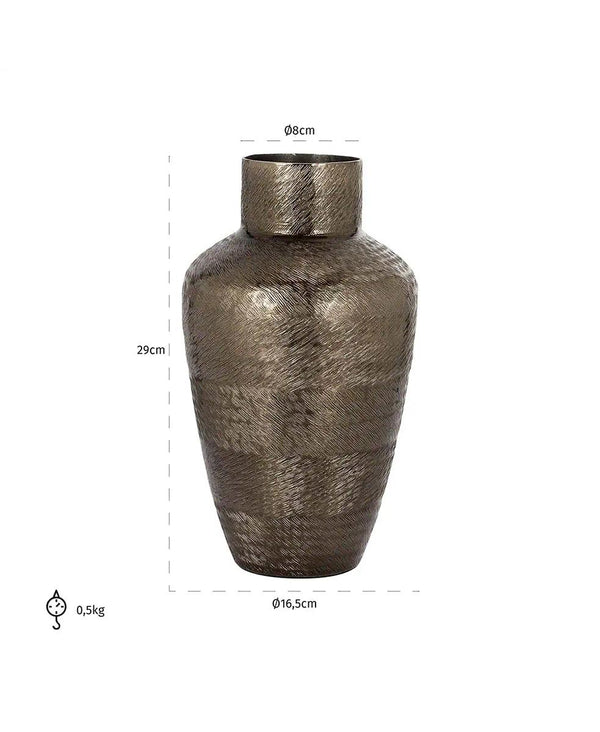 Joah Fume Rengi Küçük Boy Vazo