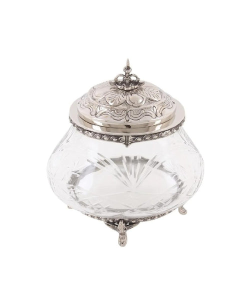 Kapaklı Cam Sunumluk 23 cm