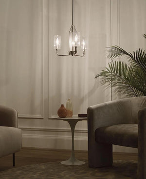 KIMROSE 3 KOLLU NİKEL AVİZE