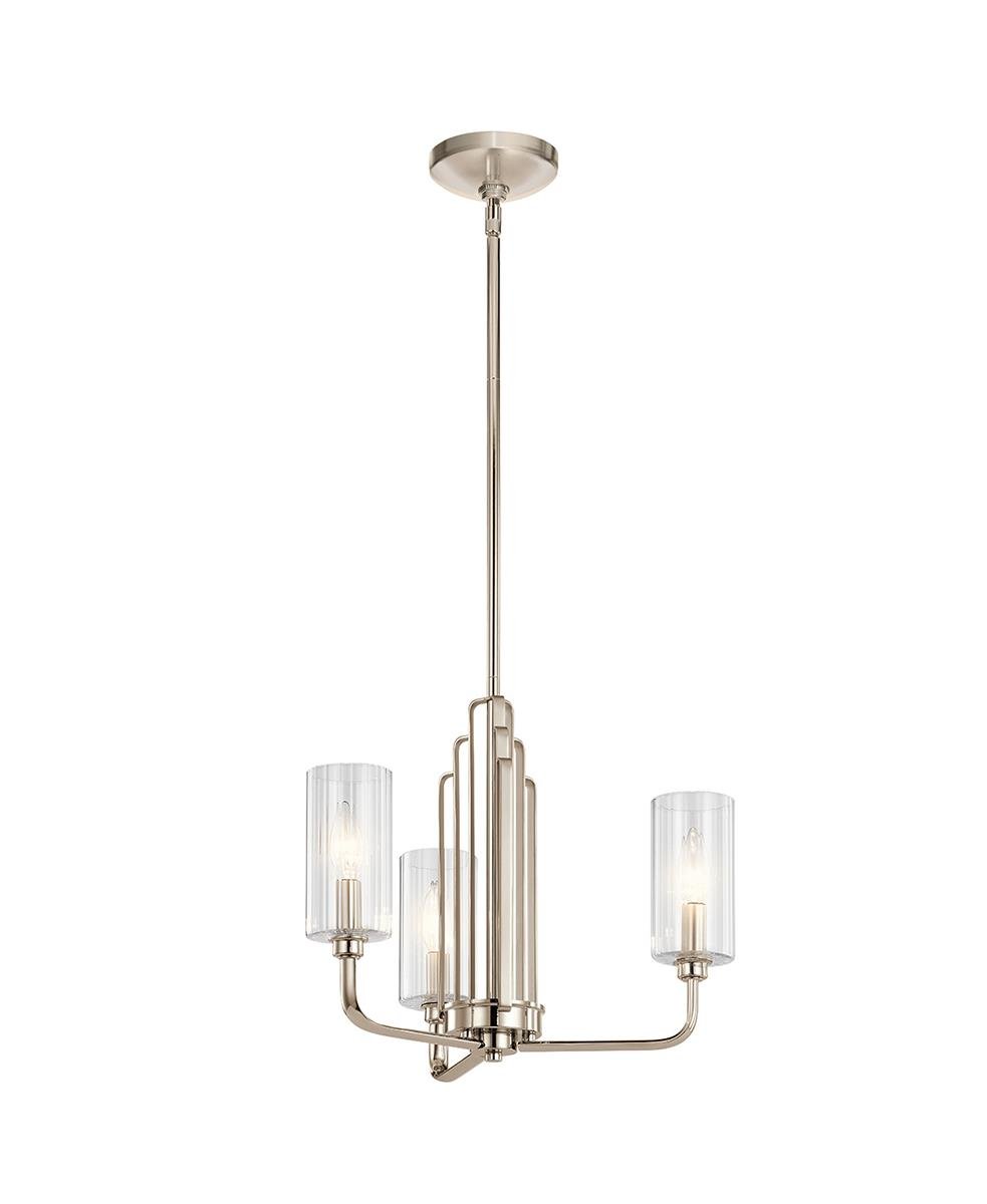 KIMROSE 3 KOLLU NİKEL AVİZE