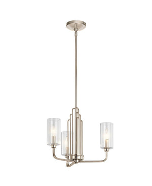 KIMROSE 3 KOLLU NİKEL AVİZE