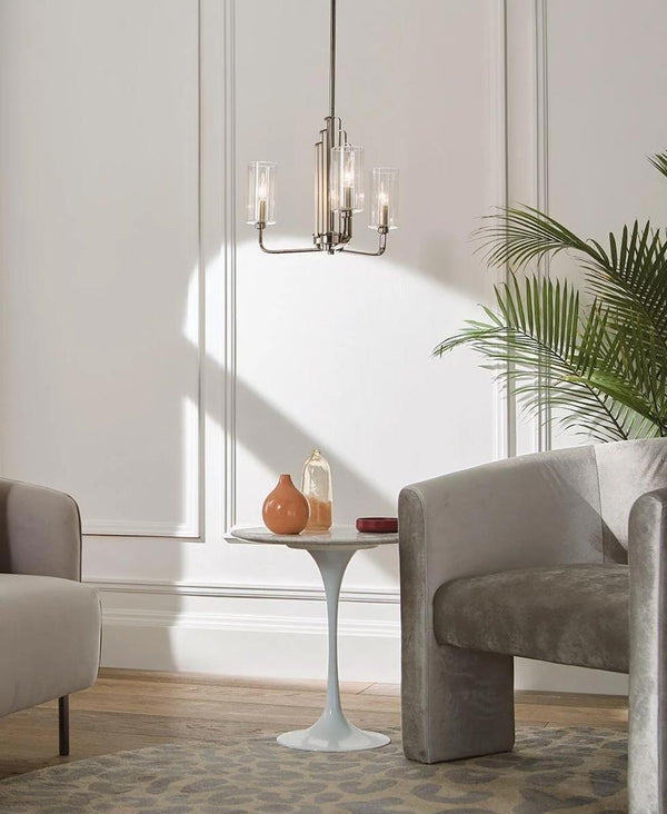 KIMROSE 3 KOLLU NİKEL AVİZE