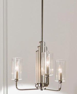 KIMROSE 3 KOLLU NİKEL AVİZE