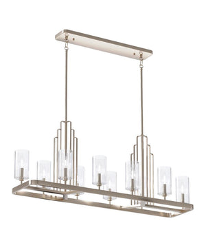 KIMROSE DİKDÖRTGEN NİKEL AVİZE